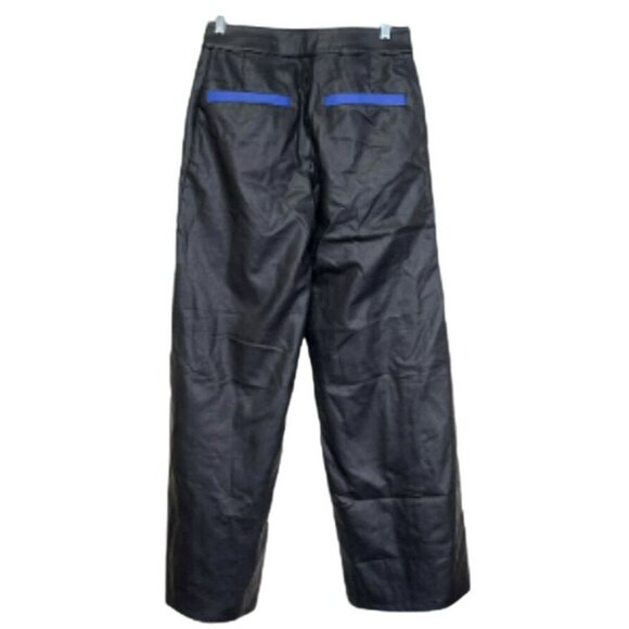 Free People 2 Pc Set Faux Leather Cropped Moto Jacket Pants Sz XS NWT - Picture 10 of 13